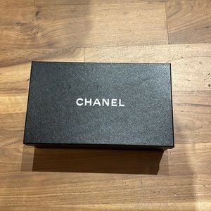 Chanel shoe box - current season ballet flats.
